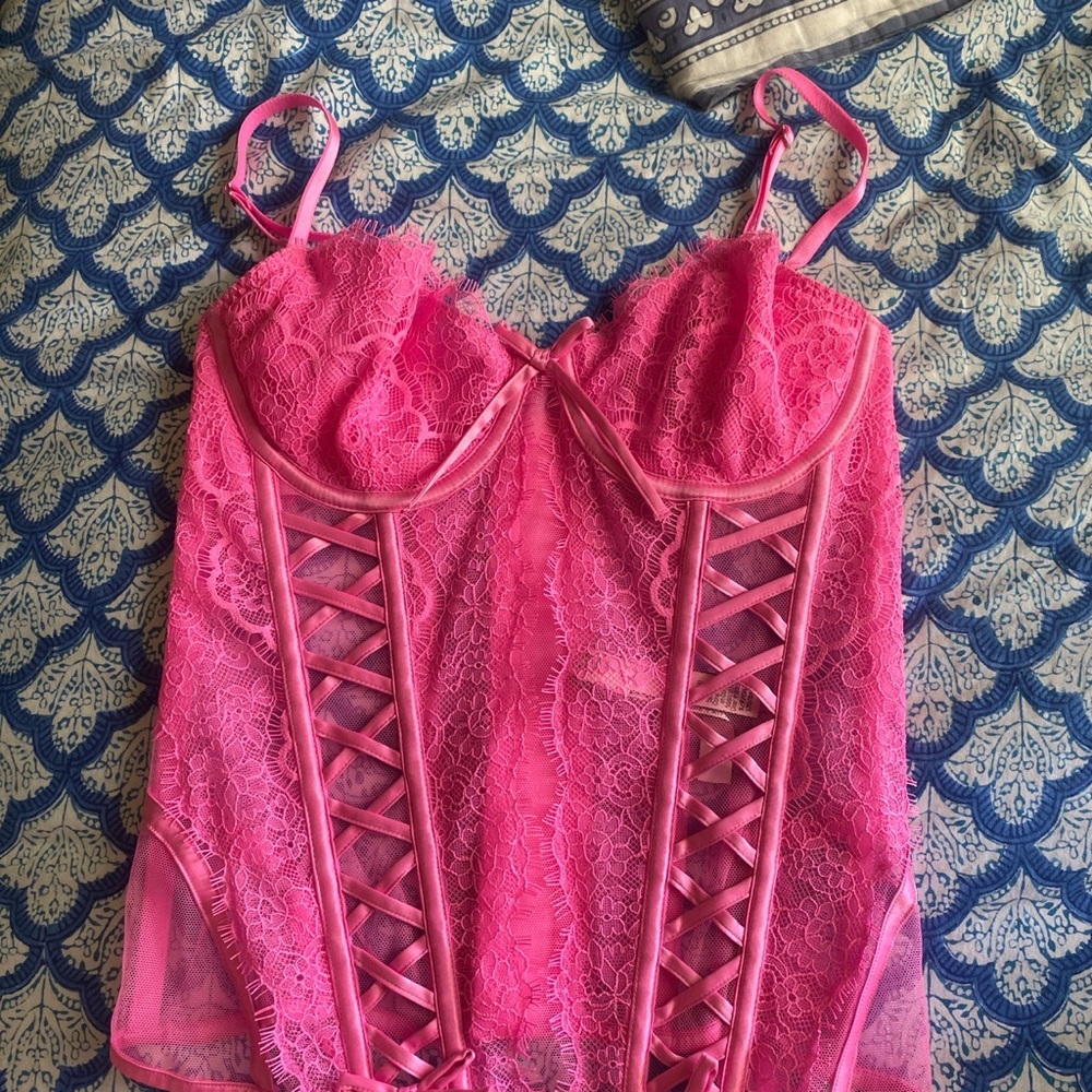 Victoria secret pink corset